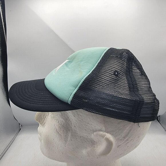 Hurley Youth Blue Black Trucker Hat Cap Adjustable Casual Outdoors Comfort - Picture 2 of 9